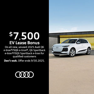 Audi EV parked